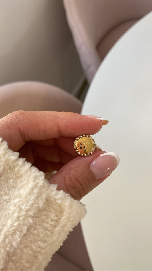 Cruz todo poderoso dorado