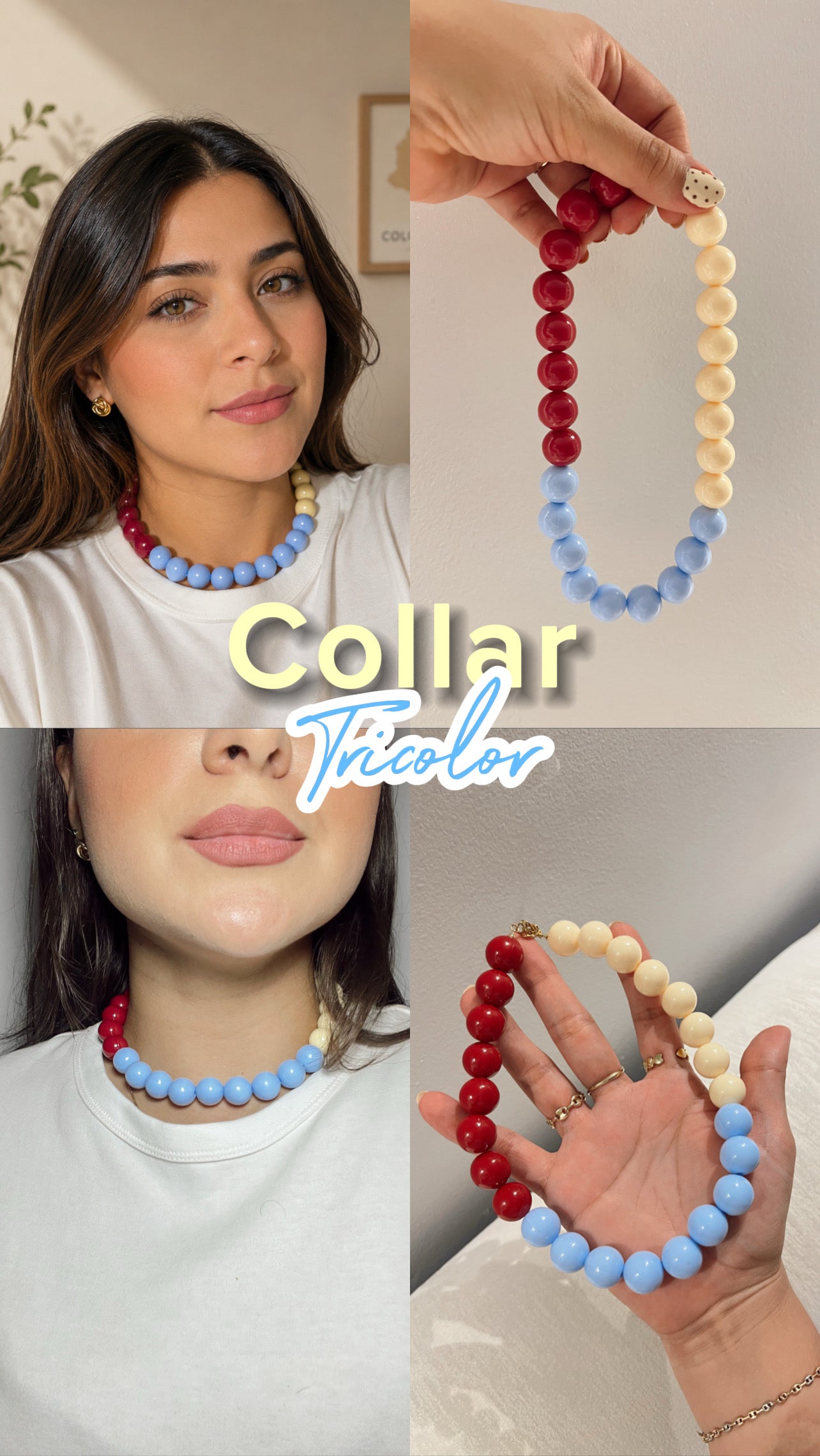 COLLAR TRICOLOR